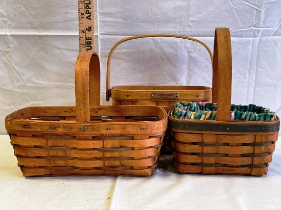 Group of 3 Longaberger Baskets