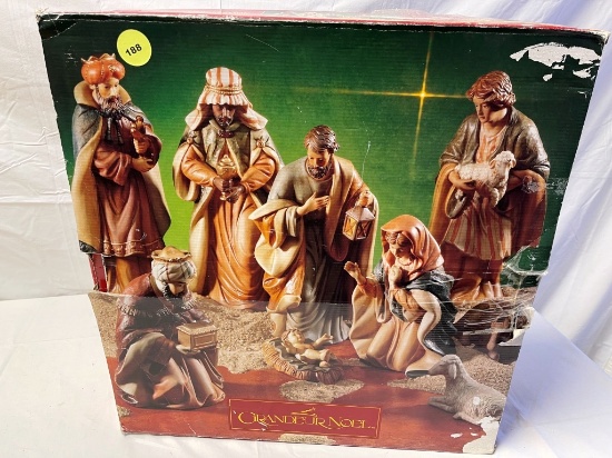 Porcelain Nativity Set