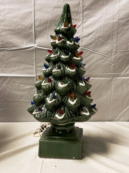 Lighted Ceramic Christmas Tree
