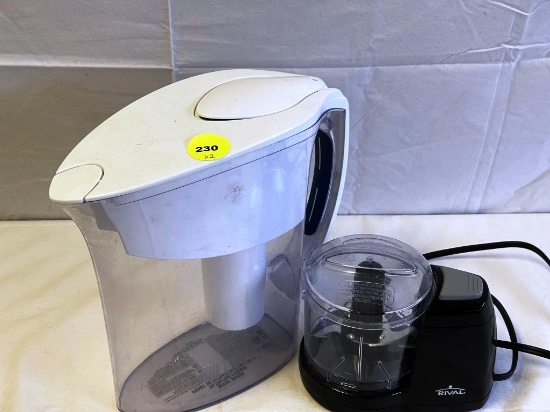 Brita Pitcher and Rival Mini Food Processor