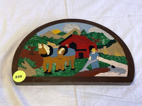 Home made wooden puzzle