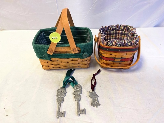 Longaberger Baskets and Ornaments