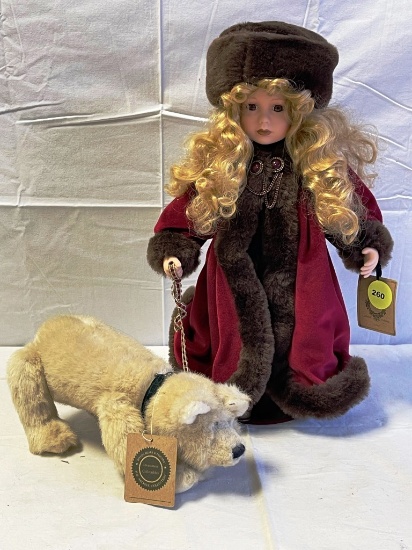 Boyds Bears Doll and Pet