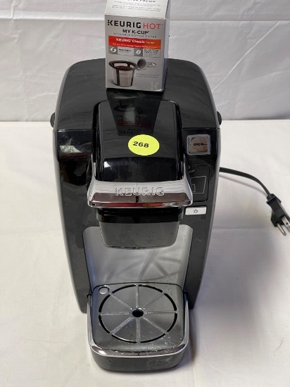 Keurig Coffee Maker and New Pod Filter