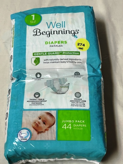 Package of Infant Diapers