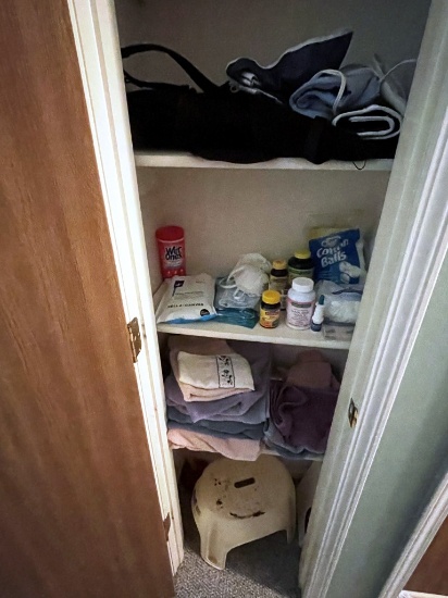 Contents of Bathroom Closet