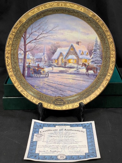 Kinkade's Memories of Christmas Plate