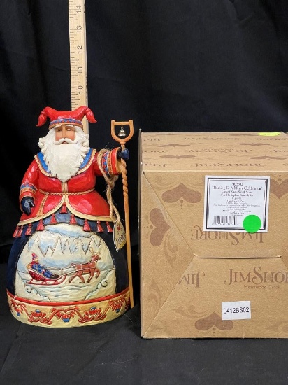 Jim Shore Santa Dancing to a Merry Celebration.