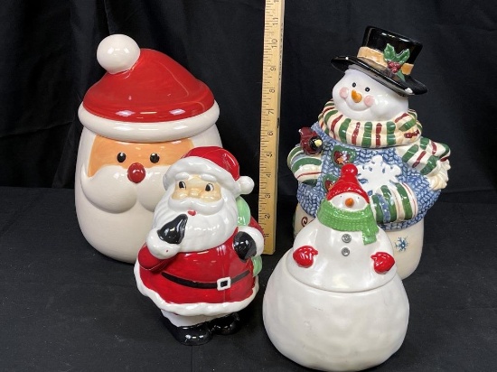 Christmas Cookie or Candy Jars