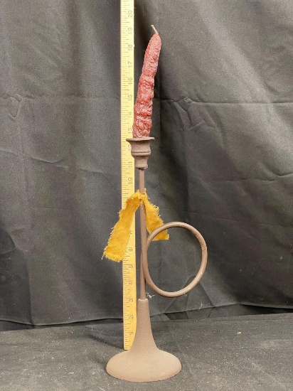 Decorative Iron Candlestick