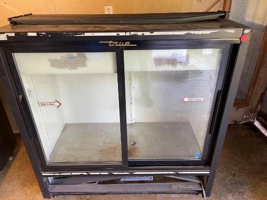 True Commercial Cooler with Sliding Doors