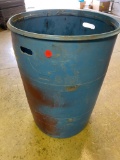 Plastic Trash Barrel