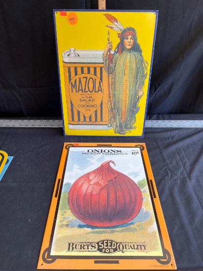 Metal Seed Signs