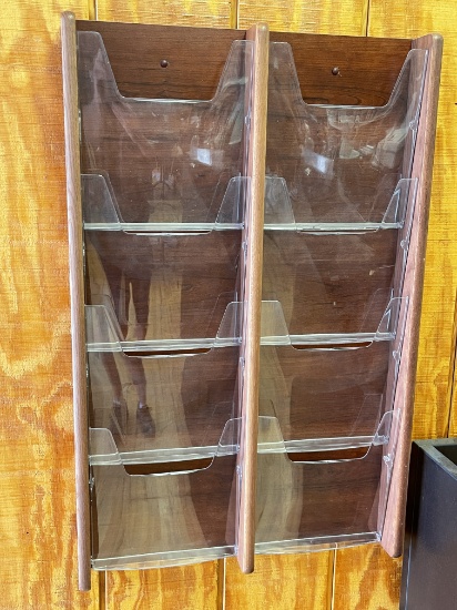 Wall Mounted Brochure Holder