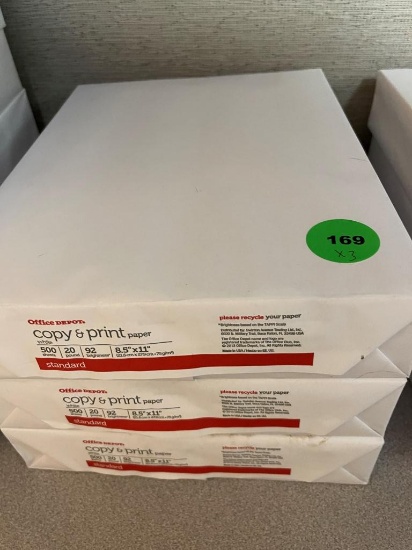 3 Reams Copy Paper