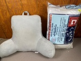 New Bed Pillow Plus Chair Pillow