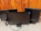 3 Smaller Flat Screen TV or Monitor