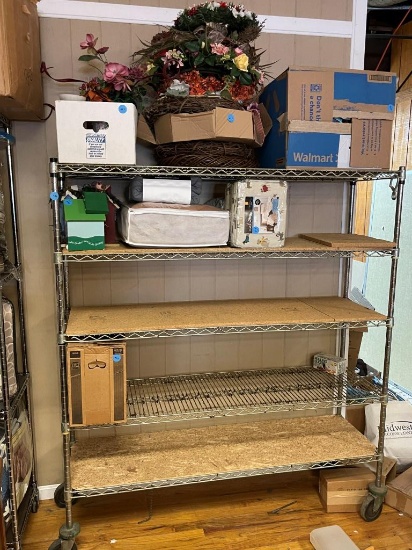 Wire Rack on Wheels