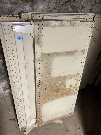Gondola Shelving with Pegboard Back