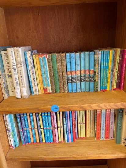 2 Shelves Vintage Young Reader Books