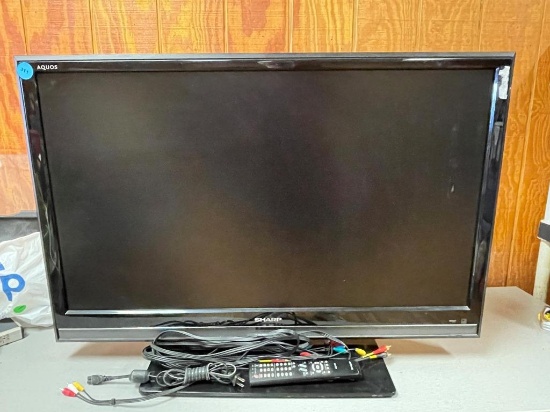 Sharp Aquos TV with Remote