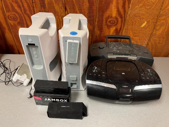 Sharper Image and Jambox Speakers