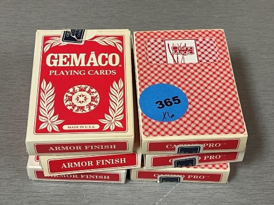 6 Decks Casino-used Playing Cards