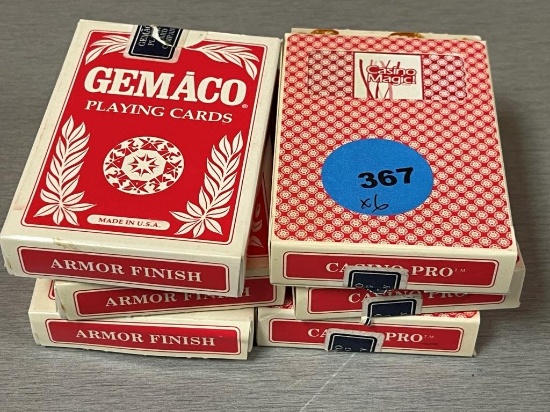 6 Decks Casino-used Playing Cards