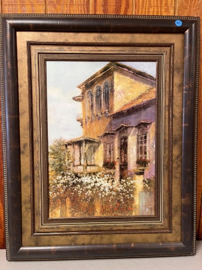 Large "Garden Entrance" Framed Art