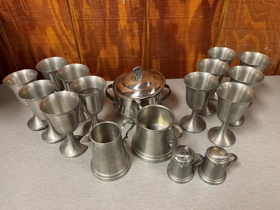 Pewter Goblets and More