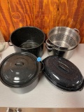 Roaster and Stock Pots