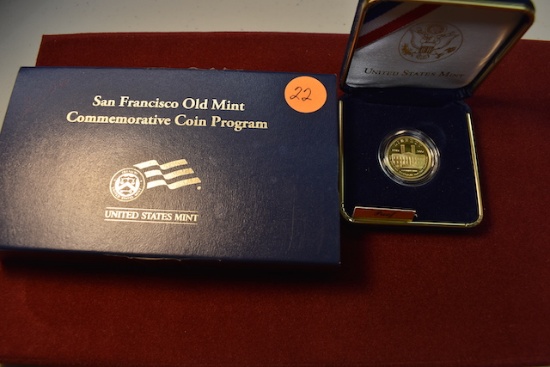 Gold Commemorative Five-Dollar Proof Coin