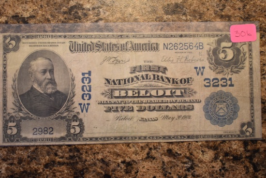 $5 NAT. BANK NOTE