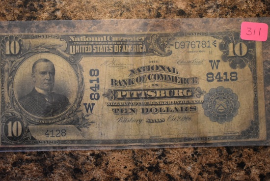 $10 NAT. BANK NOTE