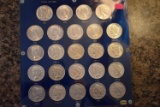 COMPLETE SET OF PEACE DOLLARS IN PLASTIC