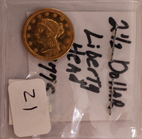 TWO-HALF DOLLAR GOLD