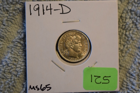 BARBER DIME
