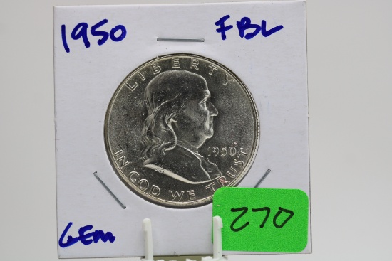 FRANKLIN HALF DOL.
