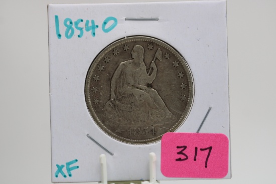 SEATED HALF DOL.