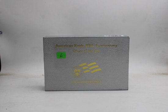 AMERICAN EAGLE 20TH ANNIVERSARY SILVER COIN SET