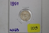 SEATED HALF DIME