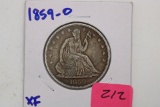 SEATED HALF DOL.