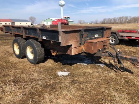 8x12 Heavy Duty Dump Wagon