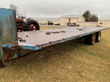 All Steel 8x25 Gooseneck Flatbed Trailer