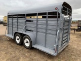 16 Ft Bumper Pull Stock Trailer