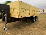 16 Ft Homemade Gooseneck Dump Trailer