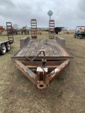 Bumper Pull Skid Steer Trailer