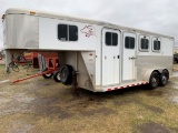 2002 Sooner 3 Horse Slant Trailer