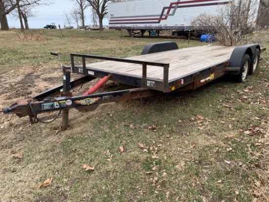 20 Ft Speed Loader MX Tilt-Bed Car Trailer