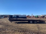 32 ft Flatbed Gooseneck Trailer With Beaver Tail